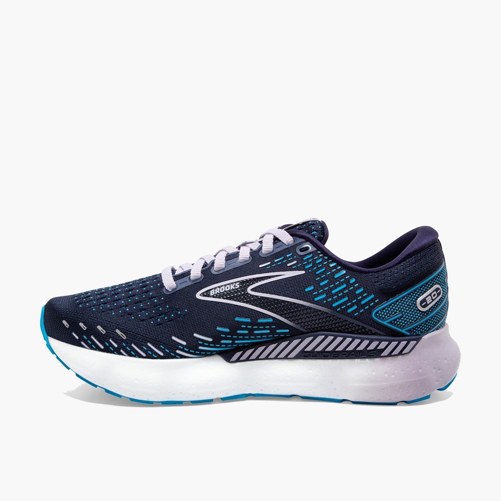 Chaussures Running Route Brooks Glycerin GTS 20 Noir Femme | NSQ-5937804